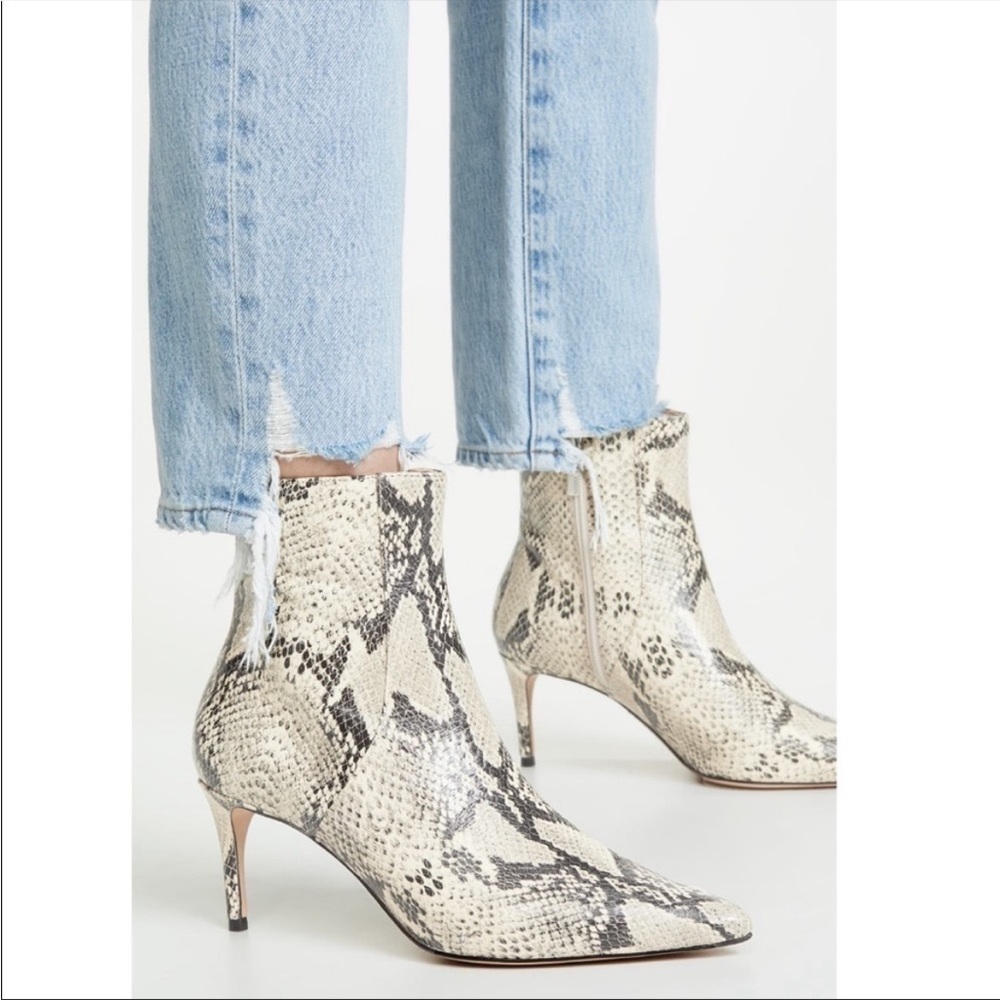 Like new!  Schutz Bette Snakeskin bootie - size 6